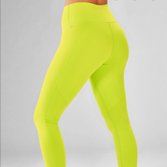 fabletics yellow leggings